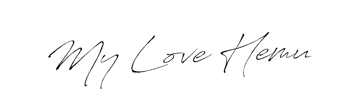 Check out images of Autograph of My Love Hemu name. Actor My Love Hemu Signature Style. Antro_Vectra is a professional sign style online. My Love Hemu signature style 6 images and pictures png