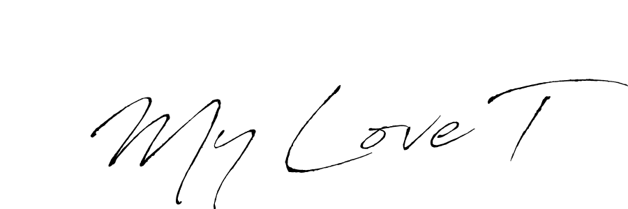 if you are searching for the best signature style for your name My Love T. so please give up your signature search. here we have designed multiple signature styles  using Antro_Vectra. My Love T signature style 6 images and pictures png