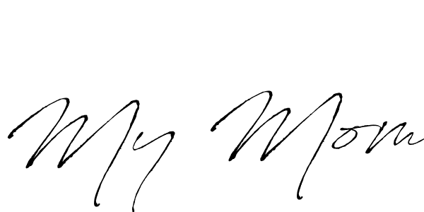 How to Draw My Mom signature style? Antro_Vectra is a latest design signature styles for name My Mom. My Mom signature style 6 images and pictures png