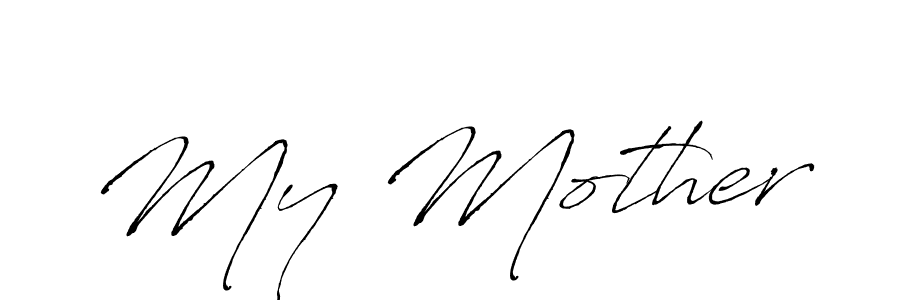 Antro_Vectra is a professional signature style that is perfect for those who want to add a touch of class to their signature. It is also a great choice for those who want to make their signature more unique. Get My Mother name to fancy signature for free. My Mother signature style 6 images and pictures png