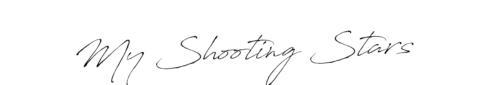 Use a signature maker to create a handwritten signature online. With this signature software, you can design (Antro_Vectra) your own signature for name My Shooting Stars. My Shooting Stars signature style 6 images and pictures png