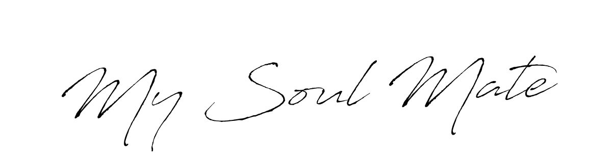 Antro_Vectra is a professional signature style that is perfect for those who want to add a touch of class to their signature. It is also a great choice for those who want to make their signature more unique. Get My Soul Mate name to fancy signature for free. My Soul Mate signature style 6 images and pictures png