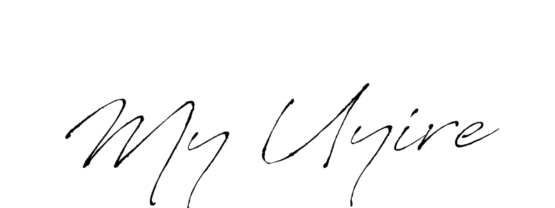 Also You can easily find your signature by using the search form. We will create My Uyire name handwritten signature images for you free of cost using Antro_Vectra sign style. My Uyire signature style 6 images and pictures png