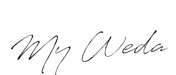 if you are searching for the best signature style for your name My Weda. so please give up your signature search. here we have designed multiple signature styles  using Antro_Vectra. My Weda signature style 6 images and pictures png