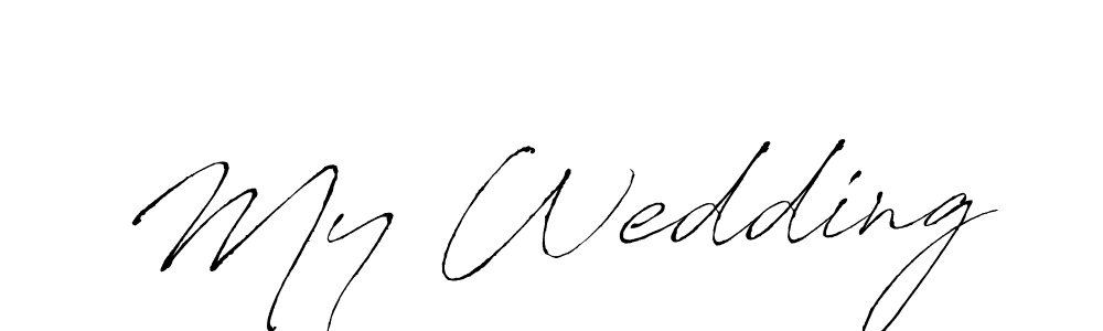 Also You can easily find your signature by using the search form. We will create My Wedding name handwritten signature images for you free of cost using Antro_Vectra sign style. My Wedding signature style 6 images and pictures png