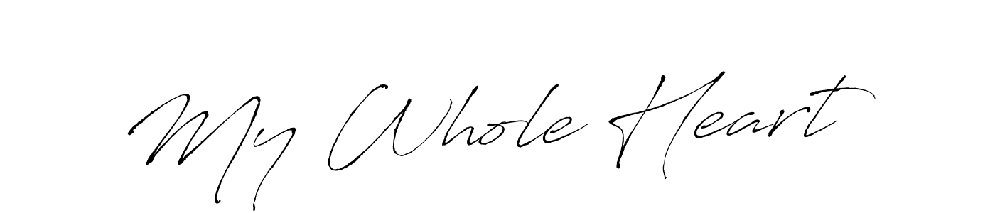 You should practise on your own different ways (Antro_Vectra) to write your name (My Whole Heart) in signature. don't let someone else do it for you. My Whole Heart signature style 6 images and pictures png