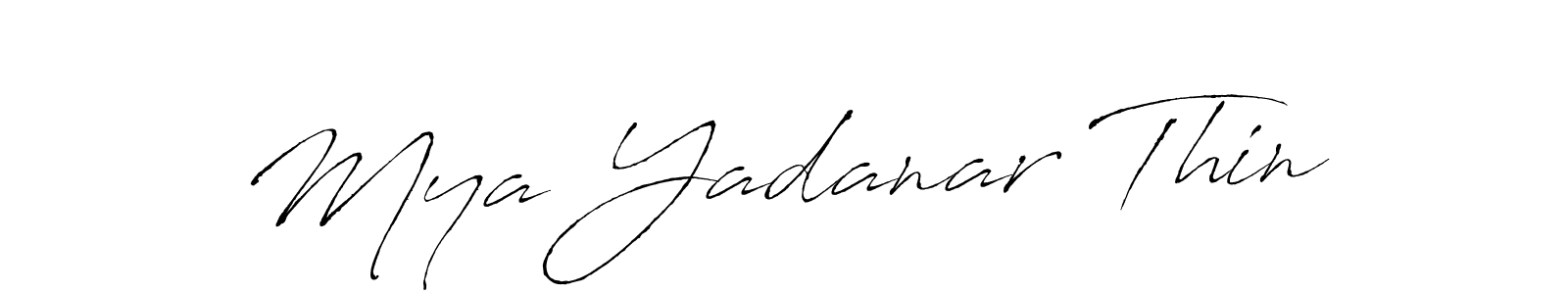 Mya Yadanar Thin stylish signature style. Best Handwritten Sign (Antro_Vectra) for my name. Handwritten Signature Collection Ideas for my name Mya Yadanar Thin. Mya Yadanar Thin signature style 6 images and pictures png