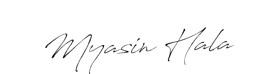 Similarly Antro_Vectra is the best handwritten signature design. Signature creator online .You can use it as an online autograph creator for name Myasin Hala. Myasin Hala signature style 6 images and pictures png