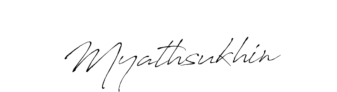 How to make Myathsukhin signature? Antro_Vectra is a professional autograph style. Create handwritten signature for Myathsukhin name. Myathsukhin signature style 6 images and pictures png