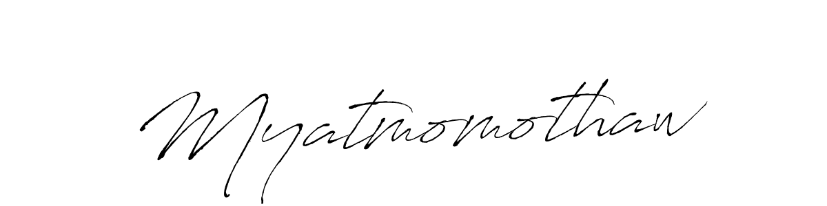 It looks lik you need a new signature style for name Myatmomothaw. Design unique handwritten (Antro_Vectra) signature with our free signature maker in just a few clicks. Myatmomothaw signature style 6 images and pictures png