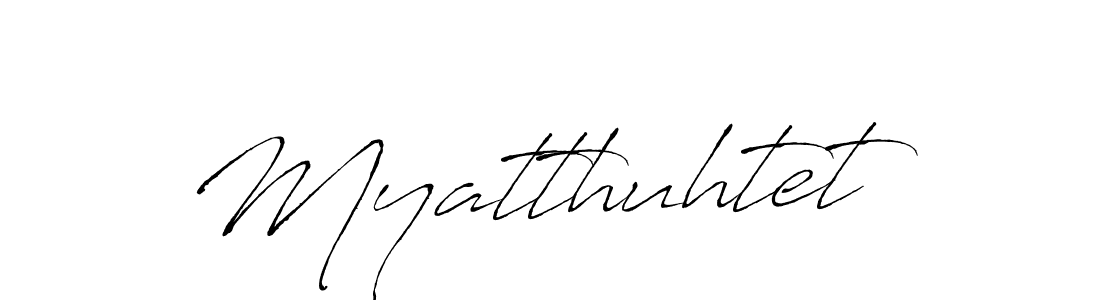 Also You can easily find your signature by using the search form. We will create Myatthuhtet name handwritten signature images for you free of cost using Antro_Vectra sign style. Myatthuhtet signature style 6 images and pictures png