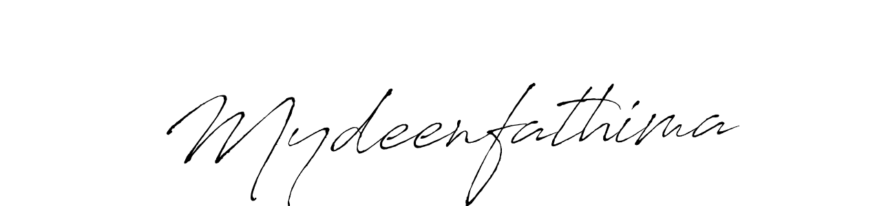 Create a beautiful signature design for name Mydeenfathima. With this signature (Antro_Vectra) fonts, you can make a handwritten signature for free. Mydeenfathima signature style 6 images and pictures png
