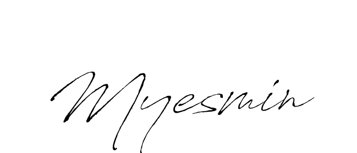 Also we have Myesmin name is the best signature style. Create professional handwritten signature collection using Antro_Vectra autograph style. Myesmin signature style 6 images and pictures png