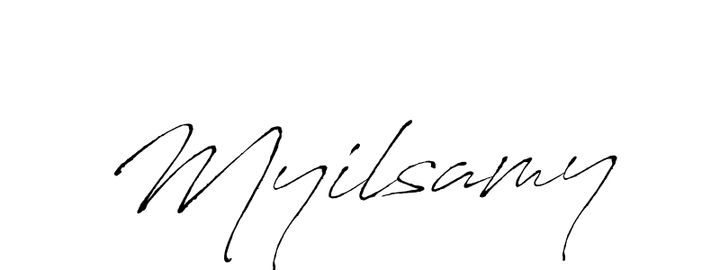 Make a beautiful signature design for name Myilsamy. With this signature (Antro_Vectra) style, you can create a handwritten signature for free. Myilsamy signature style 6 images and pictures png