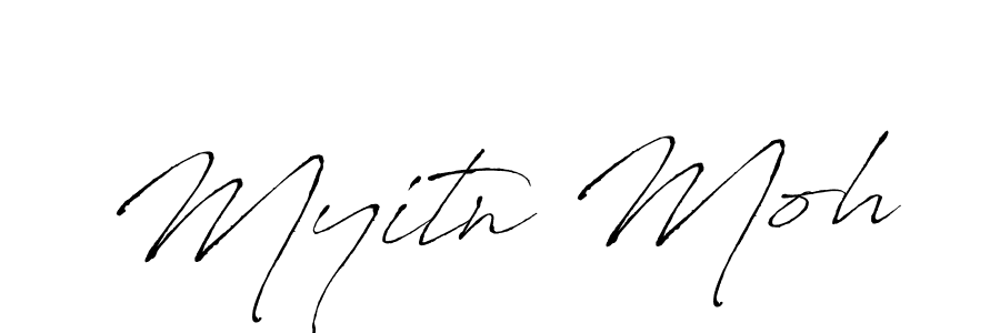 How to make Myitn Moh signature? Antro_Vectra is a professional autograph style. Create handwritten signature for Myitn Moh name. Myitn Moh signature style 6 images and pictures png