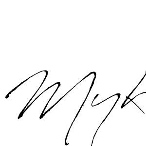 This is the best signature style for the Myk name. Also you like these signature font (Antro_Vectra). Mix name signature. Myk signature style 6 images and pictures png