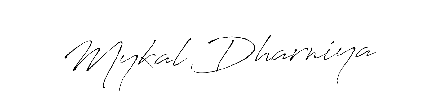 This is the best signature style for the Mykal Dharniya name. Also you like these signature font (Antro_Vectra). Mix name signature. Mykal Dharniya signature style 6 images and pictures png