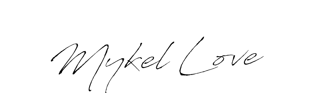 Also we have Mykel Love name is the best signature style. Create professional handwritten signature collection using Antro_Vectra autograph style. Mykel Love signature style 6 images and pictures png