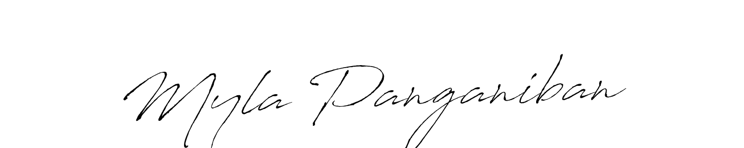 Myla Panganiban stylish signature style. Best Handwritten Sign (Antro_Vectra) for my name. Handwritten Signature Collection Ideas for my name Myla Panganiban. Myla Panganiban signature style 6 images and pictures png