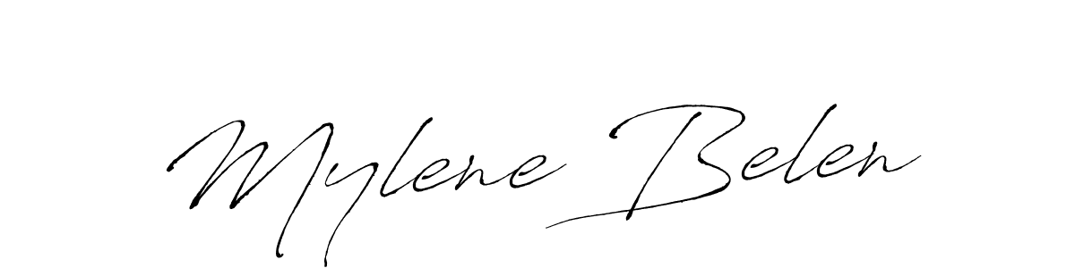 It looks lik you need a new signature style for name Mylene Belen. Design unique handwritten (Antro_Vectra) signature with our free signature maker in just a few clicks. Mylene Belen signature style 6 images and pictures png