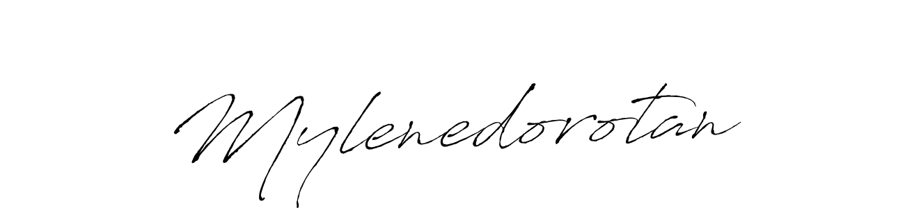 How to make Mylenedorotan name signature. Use Antro_Vectra style for creating short signs online. This is the latest handwritten sign. Mylenedorotan signature style 6 images and pictures png