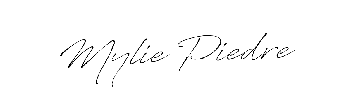 Similarly Antro_Vectra is the best handwritten signature design. Signature creator online .You can use it as an online autograph creator for name Mylie Piedre. Mylie Piedre signature style 6 images and pictures png