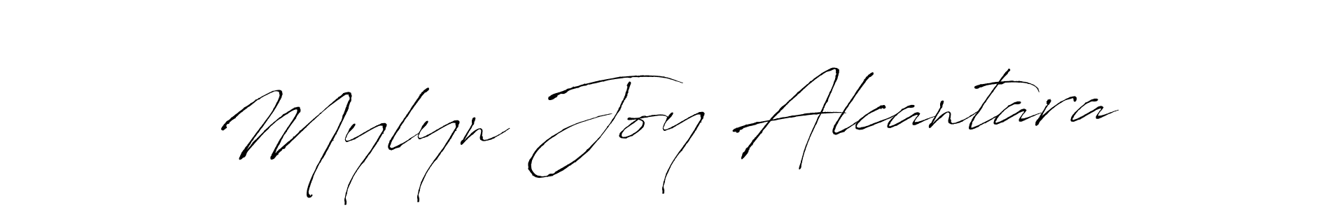 Make a beautiful signature design for name Mylyn Joy Alcantara. With this signature (Antro_Vectra) style, you can create a handwritten signature for free. Mylyn Joy Alcantara signature style 6 images and pictures png