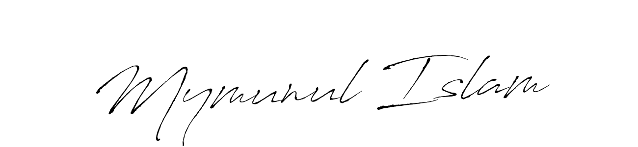 Use a signature maker to create a handwritten signature online. With this signature software, you can design (Antro_Vectra) your own signature for name Mymunul Islam. Mymunul Islam signature style 6 images and pictures png