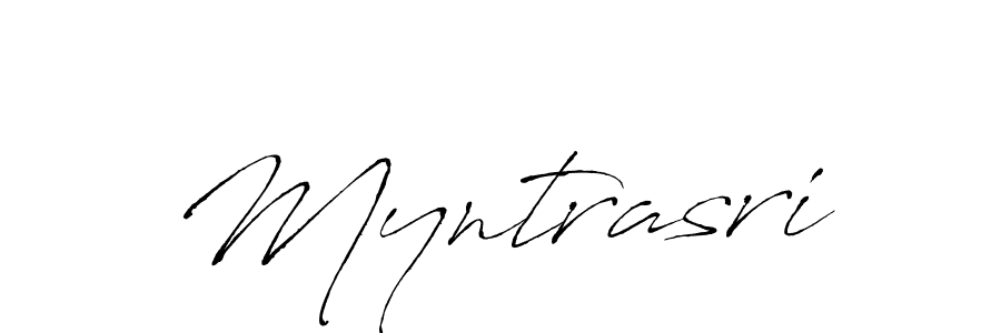 How to Draw Myntrasri signature style? Antro_Vectra is a latest design signature styles for name Myntrasri. Myntrasri signature style 6 images and pictures png