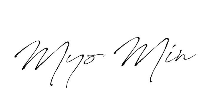 How to make Myo Min signature? Antro_Vectra is a professional autograph style. Create handwritten signature for Myo Min name. Myo Min signature style 6 images and pictures png