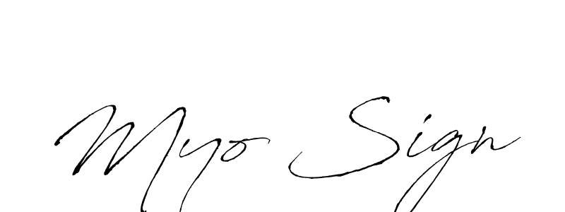 if you are searching for the best signature style for your name Myo Sign. so please give up your signature search. here we have designed multiple signature styles  using Antro_Vectra. Myo Sign signature style 6 images and pictures png