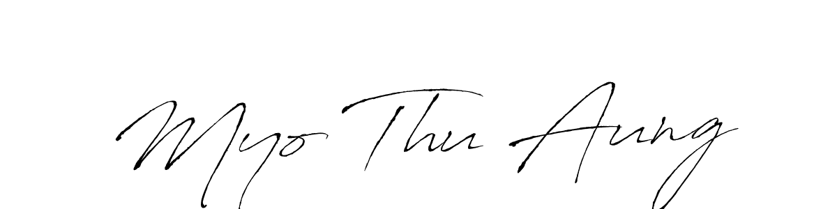 Also we have Myo Thu Aung name is the best signature style. Create professional handwritten signature collection using Antro_Vectra autograph style. Myo Thu Aung signature style 6 images and pictures png
