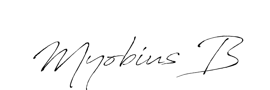 It looks lik you need a new signature style for name Myobius B. Design unique handwritten (Antro_Vectra) signature with our free signature maker in just a few clicks. Myobius B signature style 6 images and pictures png
