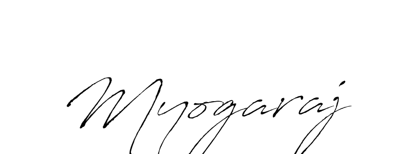 Make a beautiful signature design for name Myogaraj. With this signature (Antro_Vectra) style, you can create a handwritten signature for free. Myogaraj signature style 6 images and pictures png