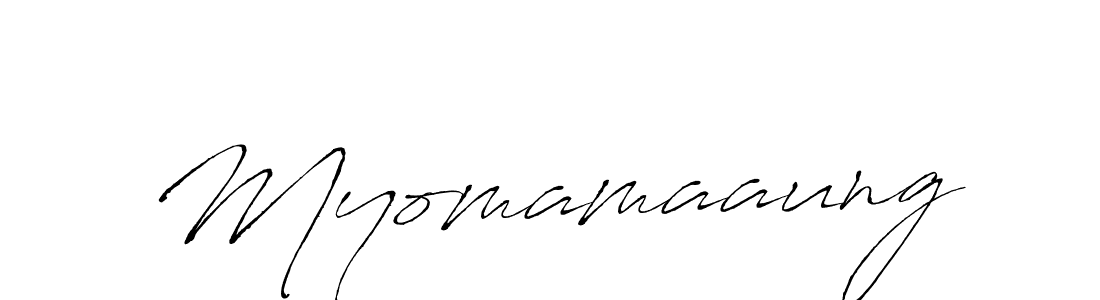 It looks lik you need a new signature style for name Myomamaaung. Design unique handwritten (Antro_Vectra) signature with our free signature maker in just a few clicks. Myomamaaung signature style 6 images and pictures png