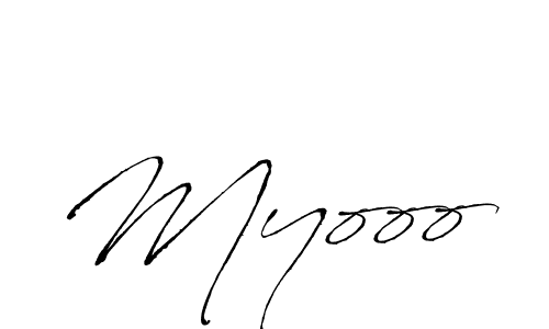 Myooo stylish signature style. Best Handwritten Sign (Antro_Vectra) for my name. Handwritten Signature Collection Ideas for my name Myooo. Myooo signature style 6 images and pictures png