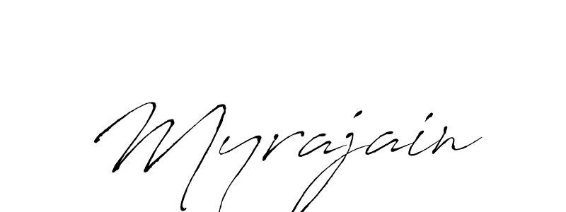 Similarly Antro_Vectra is the best handwritten signature design. Signature creator online .You can use it as an online autograph creator for name Myrajain. Myrajain signature style 6 images and pictures png