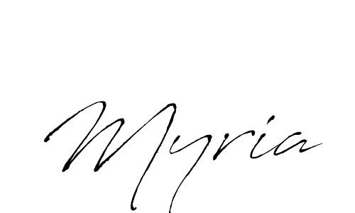 Design your own signature with our free online signature maker. With this signature software, you can create a handwritten (Antro_Vectra) signature for name Myria. Myria signature style 6 images and pictures png