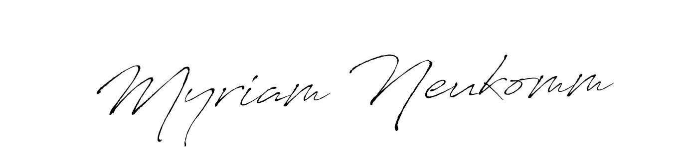 The best way (Antro_Vectra) to make a short signature is to pick only two or three words in your name. The name Myriam Neukomm include a total of six letters. For converting this name. Myriam Neukomm signature style 6 images and pictures png