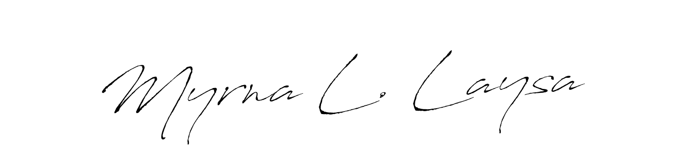 You can use this online signature creator to create a handwritten signature for the name Myrna L. Laysa. This is the best online autograph maker. Myrna L. Laysa signature style 6 images and pictures png