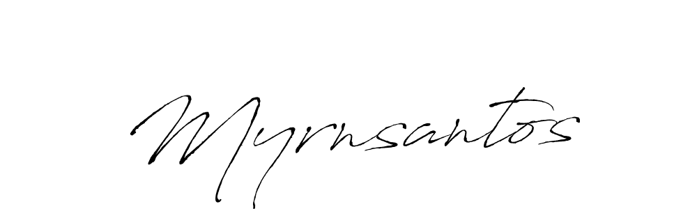 How to Draw Myrnsantos signature style? Antro_Vectra is a latest design signature styles for name Myrnsantos. Myrnsantos signature style 6 images and pictures png