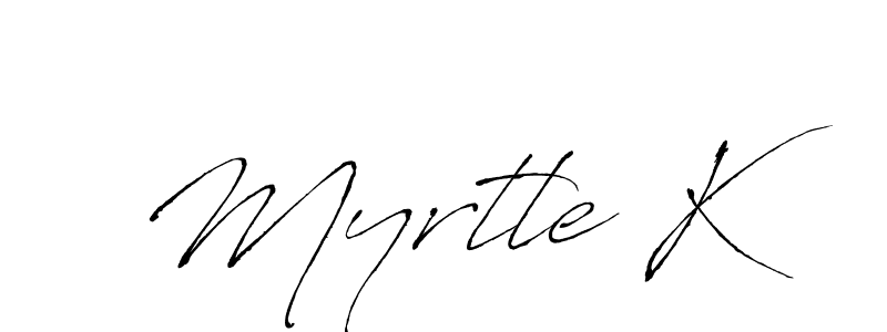This is the best signature style for the Myrtle K name. Also you like these signature font (Antro_Vectra). Mix name signature. Myrtle K signature style 6 images and pictures png