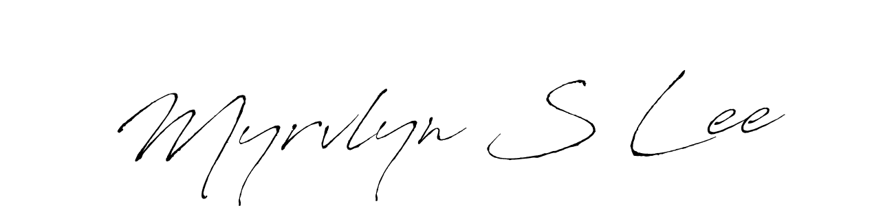 Antro_Vectra is a professional signature style that is perfect for those who want to add a touch of class to their signature. It is also a great choice for those who want to make their signature more unique. Get Myrvlyn S Lee name to fancy signature for free. Myrvlyn S Lee signature style 6 images and pictures png