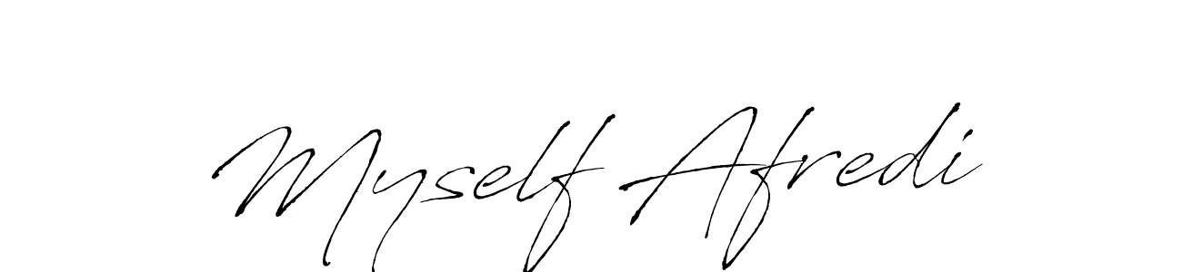 Myself Afredi stylish signature style. Best Handwritten Sign (Antro_Vectra) for my name. Handwritten Signature Collection Ideas for my name Myself Afredi. Myself Afredi signature style 6 images and pictures png