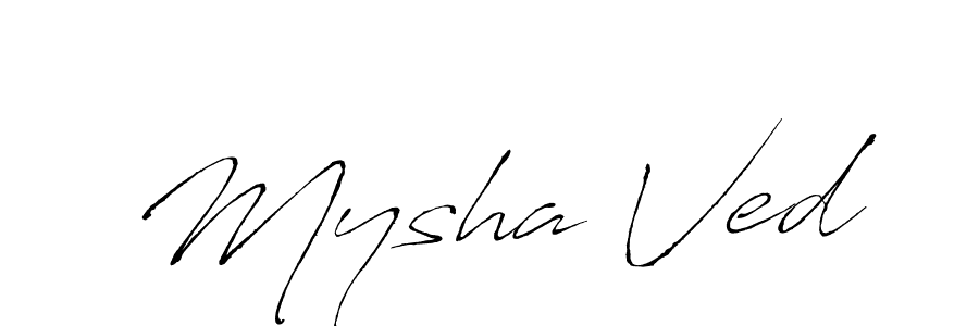 Make a short Mysha Ved signature style. Manage your documents anywhere anytime using Antro_Vectra. Create and add eSignatures, submit forms, share and send files easily. Mysha Ved signature style 6 images and pictures png