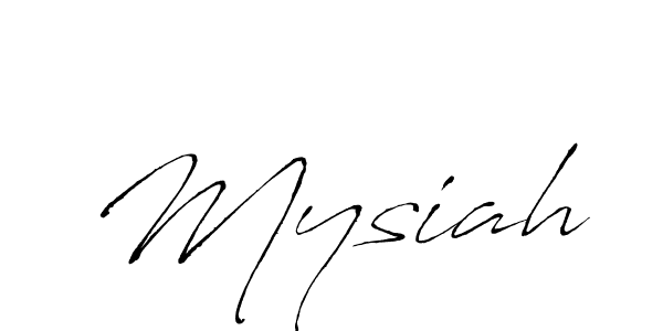 How to make Mysiah signature? Antro_Vectra is a professional autograph style. Create handwritten signature for Mysiah name. Mysiah signature style 6 images and pictures png