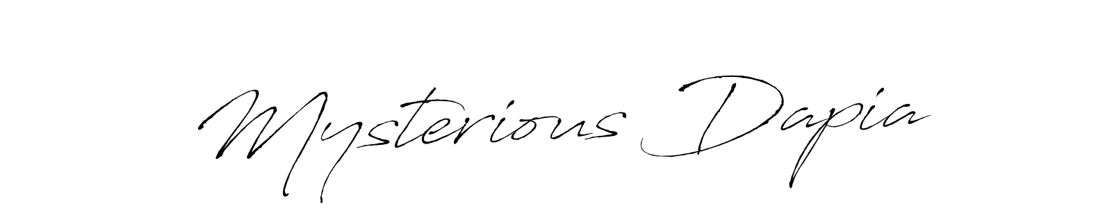 You should practise on your own different ways (Antro_Vectra) to write your name (Mysterious Dapia) in signature. don't let someone else do it for you. Mysterious Dapia signature style 6 images and pictures png