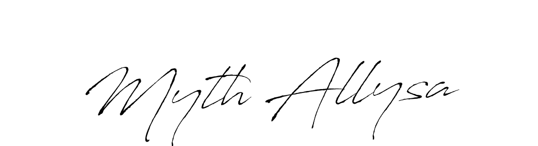 You should practise on your own different ways (Antro_Vectra) to write your name (Myth Allysa) in signature. don't let someone else do it for you. Myth Allysa signature style 6 images and pictures png