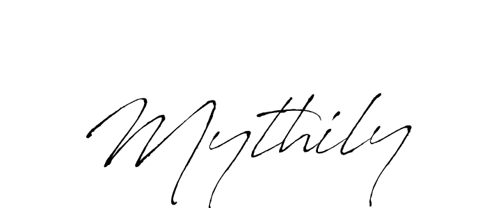 Make a beautiful signature design for name Mythily. With this signature (Antro_Vectra) style, you can create a handwritten signature for free. Mythily signature style 6 images and pictures png