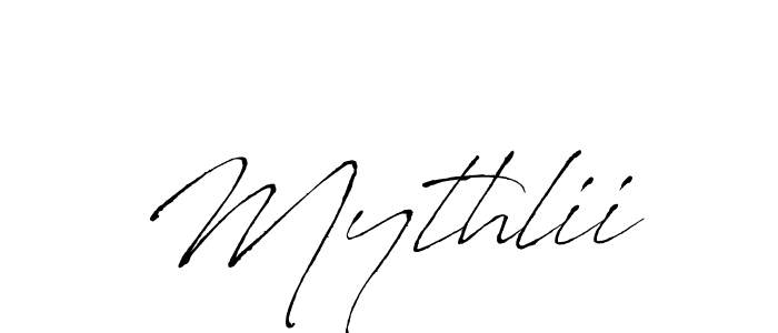 How to make Mythlii signature? Antro_Vectra is a professional autograph style. Create handwritten signature for Mythlii name. Mythlii signature style 6 images and pictures png